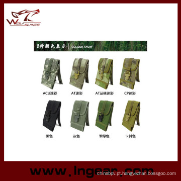 Nylon celular bolsa militar telefone bolsa bolsas tamanho L